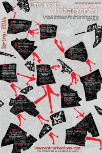 immenant urbanisms poster Jan 2016
